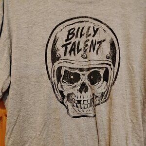 Men's Grey XL Vintage Billy Talent Band Concert Music T-Shirt Crisis of Faith